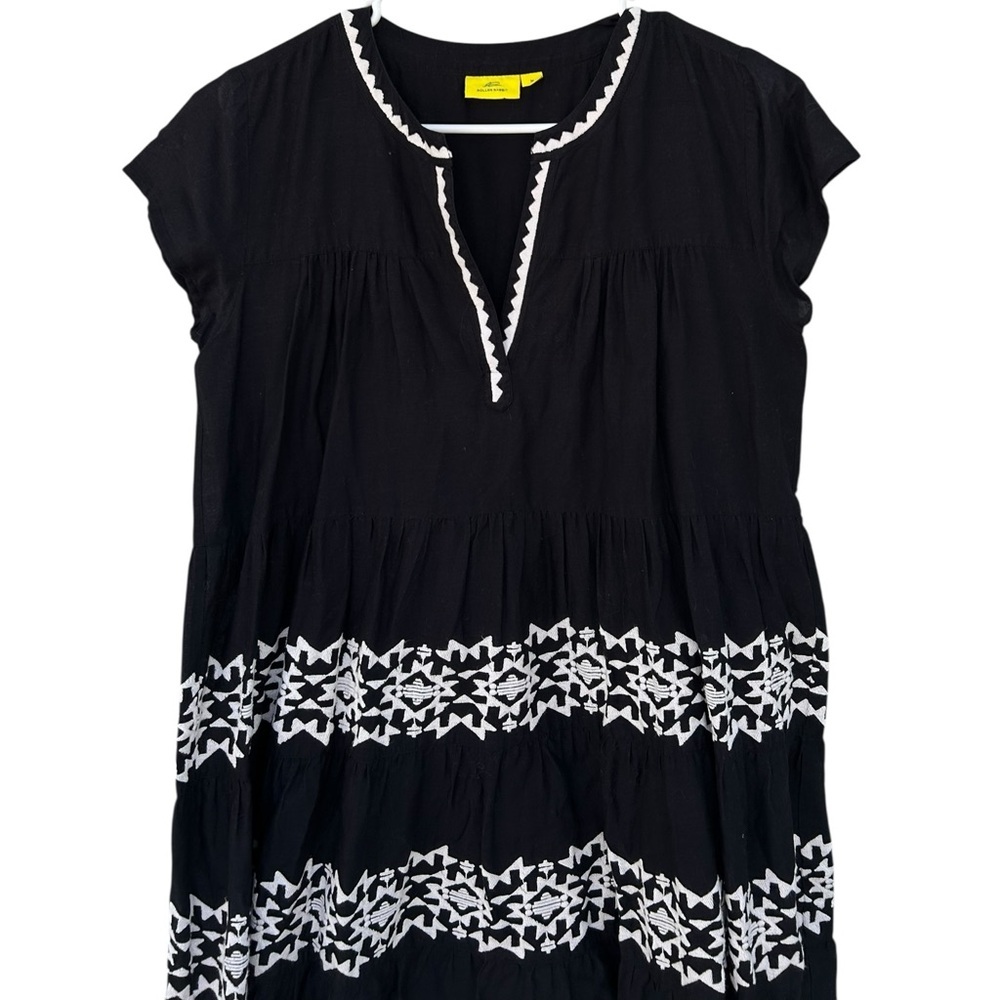 ROLLER RABBIT WOMEN'S ALEPH EMBROIDERED PAMELA DRESS - 100% Cotton - Size Medium - Picture 5 of 10